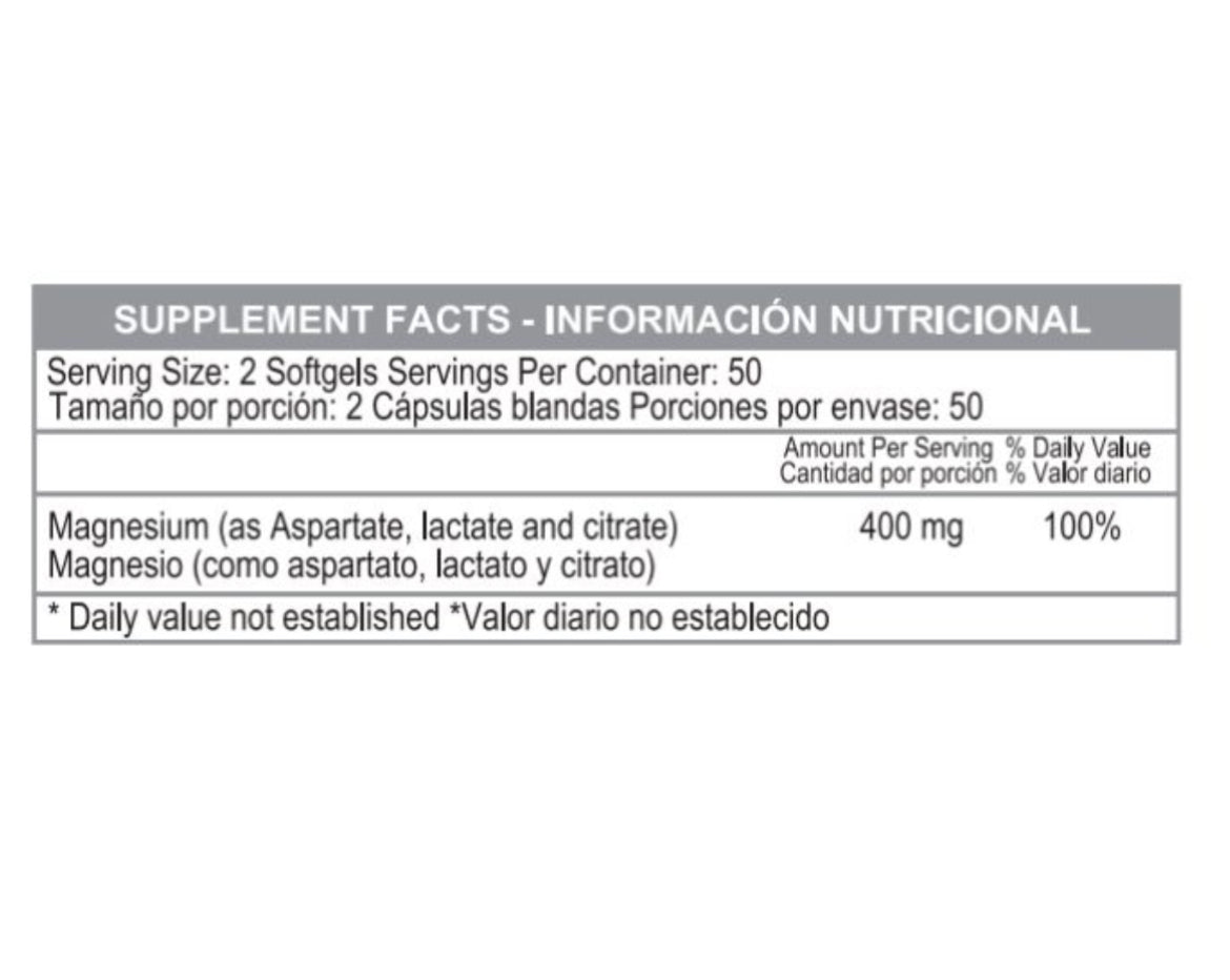 SUPER MAGNESIO 400MG 100S