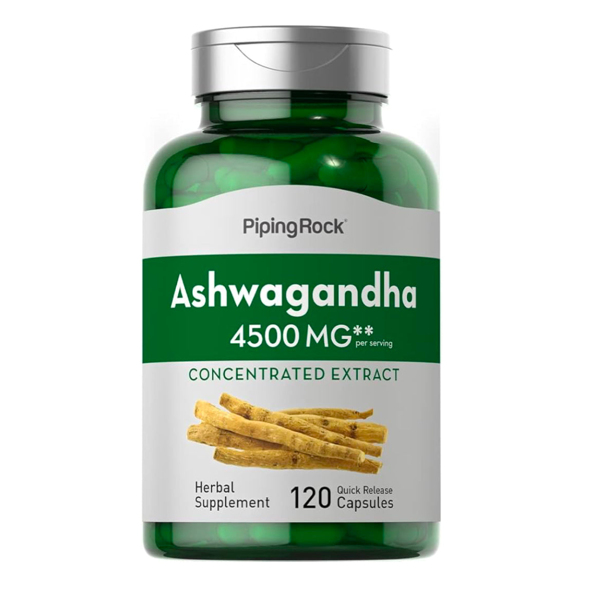 Ashwagandha 4500 mg 120 cápsulas sin gluten